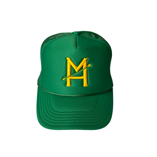 Green & Yellow M|H Arrow