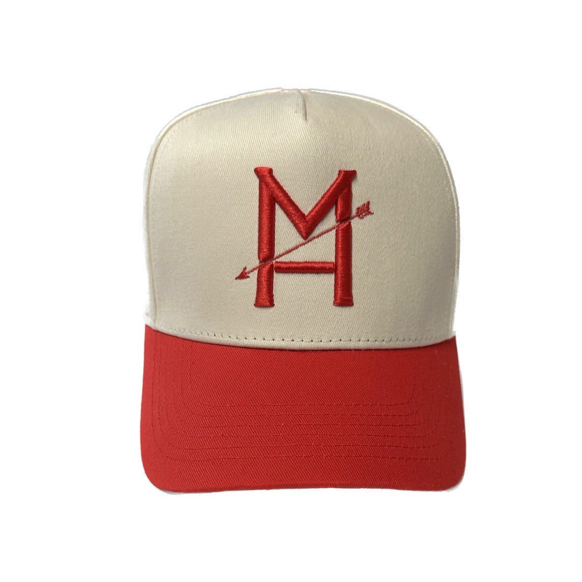 Khaki & Red M|H Arrow